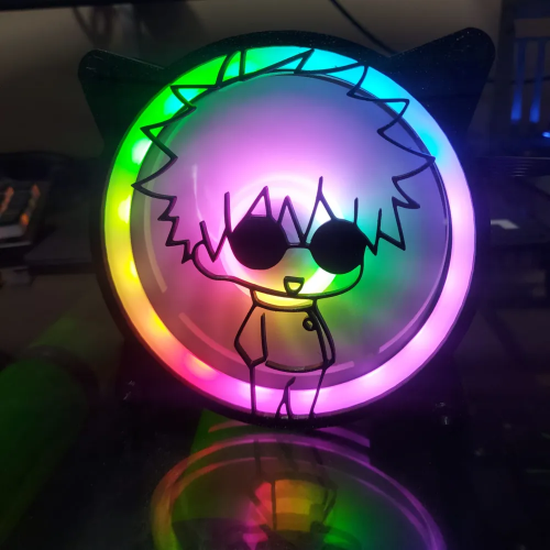 COOL BEBE JUJUTSU KAİSEN 120MM GAMİNG PC FAN COVER COOL BEBE JUJUTSU KAİSEN 120MM GAMİNG PC FAN COVER